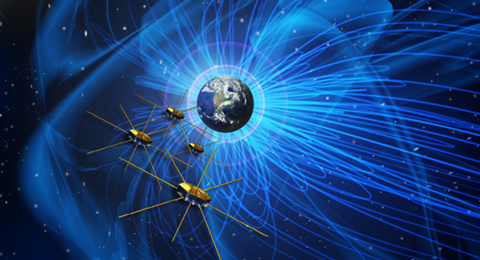 Nasa magnetospheric multiscale mission spacecraft